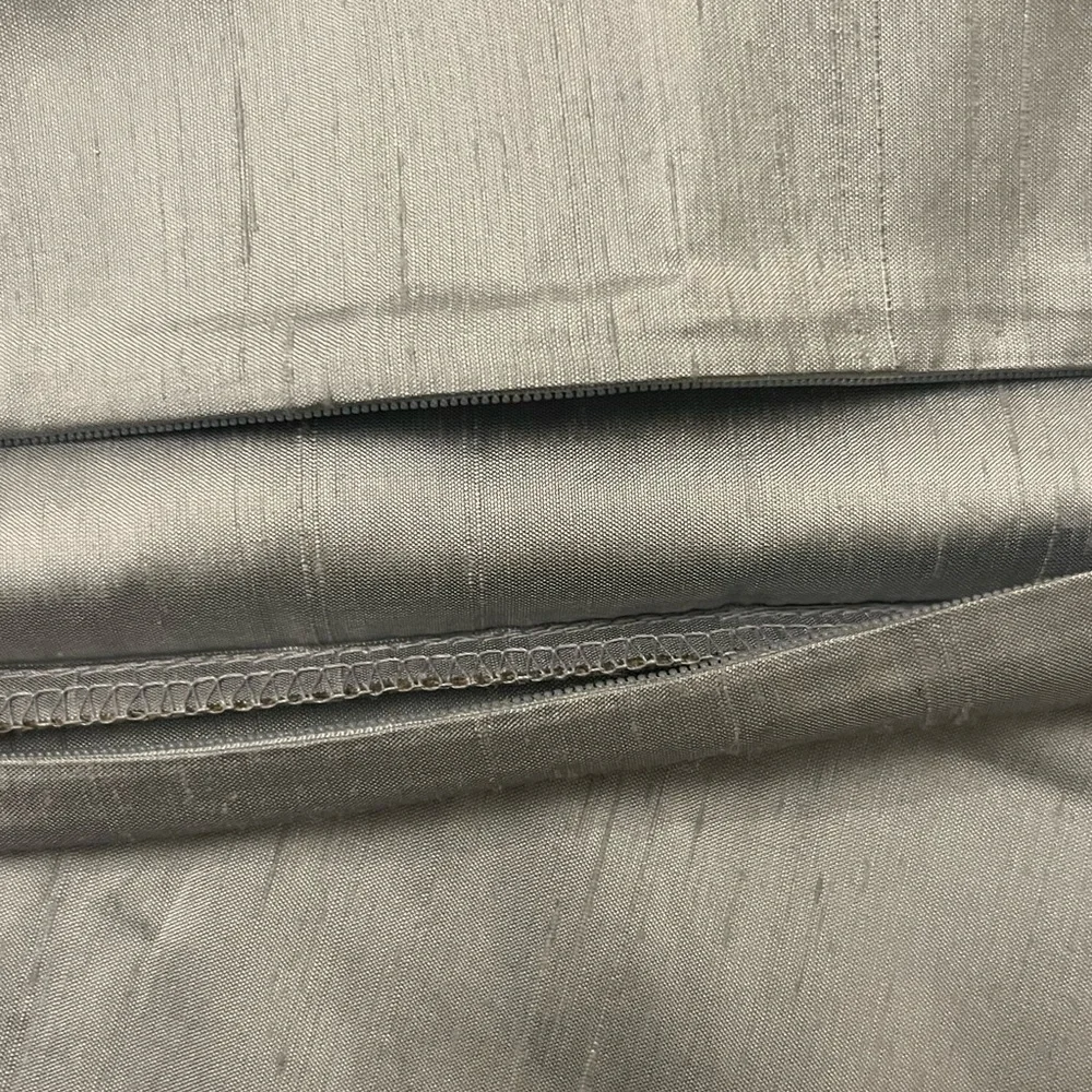 Pottery Barn Soft Silk Gray pillow sham size  18 by  18 inches